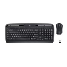 Logitech - MK320 Full-size Wireless Membrane Keyboard and Mouse Bundle for PC...
