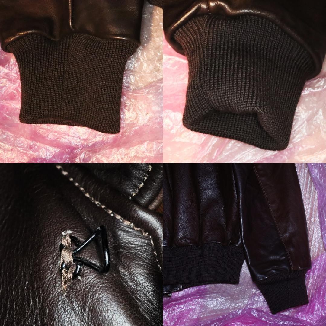 SAN FRANCISCO AVIATION A-2 leather flight jacket 34 | eBay