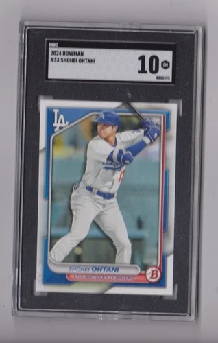 2024 Bowman Shohei Ohtani SGC 10 GEM MINT Dodgers Card #33