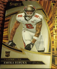 Panini Select 2025 Turbocharged Emeka Egbuka Buccaneers Rookie Insert #2