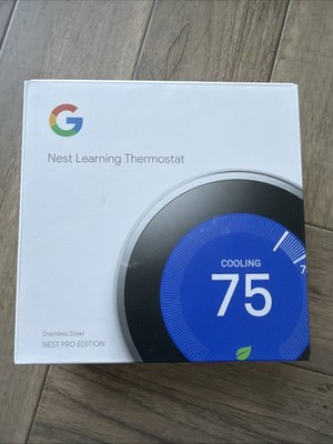 Google Nest A0013 3rd Gen Learning Thermostat Nest Pro Edition T3008US - Used