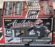 2023 Panini Absolute Football Blaster Box Sealed