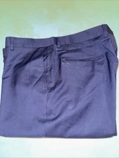 NORDSTROM MENS TECH-SMART NAVY TRIM-FIT WOOL DRESS PANTS SIZE 40 $139