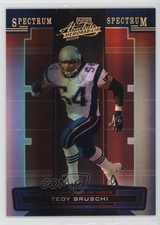 2005 Playoff Absolute Memorabilia Spectrum Gold 19/25 Tedy Bruschi #92 0nr3