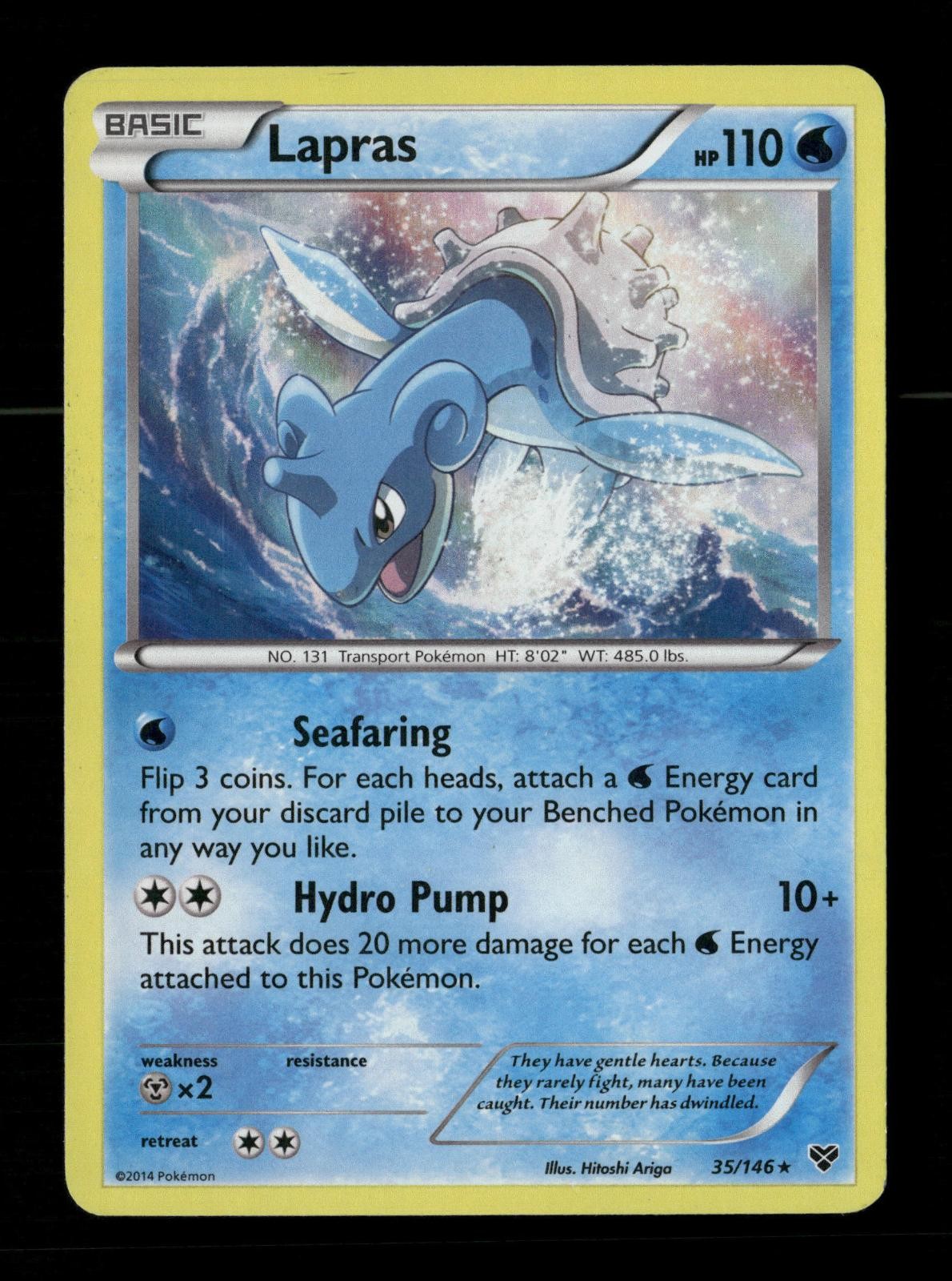 Lapras 35/146 Holo Rare XY Base Set Pokemon HP