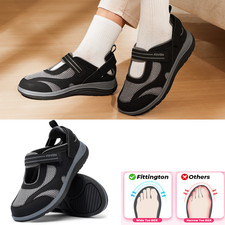 FitVille Women Extra Wide Diabetic Shoes Sandals Walking Shoes Plantar Fasciitis