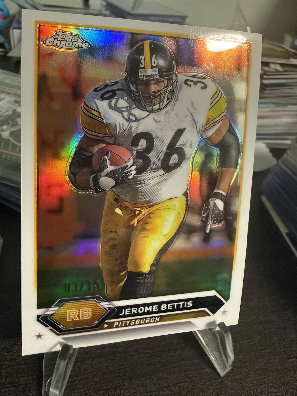 Jerome Bettis 2023 Topps Composite #26 Chrome  White Refractor /15