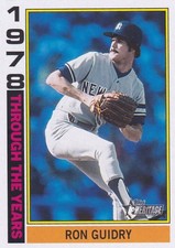 RON GUIDRY TOPPS HERITAGE THROUGH THE YEARS INSERT YANKEES #TTY-3 2025 25