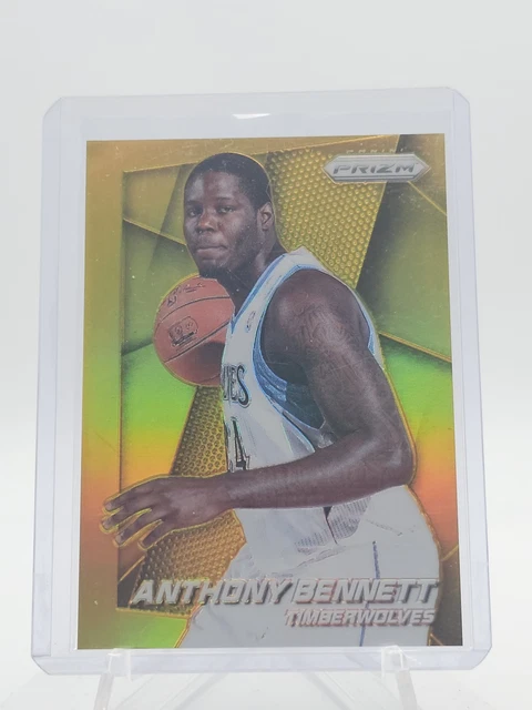 Anthony Bennett 2014-15 Panini Prizm Gold /10 Minnesota Timberwolves #97 Q6452