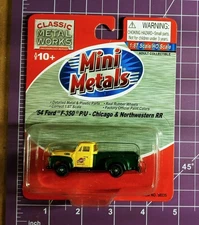 NIB Mini Metals HO 54 Ford F350 pickup Mech Dept Chicago & Northwestern 30235