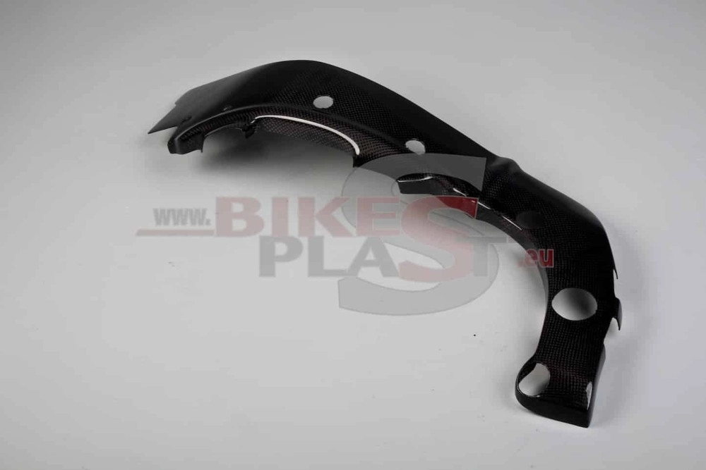 Protection de cadre gauche carbone Bikesplast pour Yamaha R6 en composite de prestige