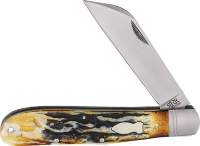 Rough Ryder Reserve Grandaddy Slip Joint Brown Folding D2 Steel Knife 024CB