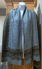 Pashmina Multicolor Scarf Wrap Pashmina And Silk Shawl 