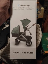 Stroller Lower Adapters for UppaBaby Vista 2015+ & Uppababy Vista V2 Black