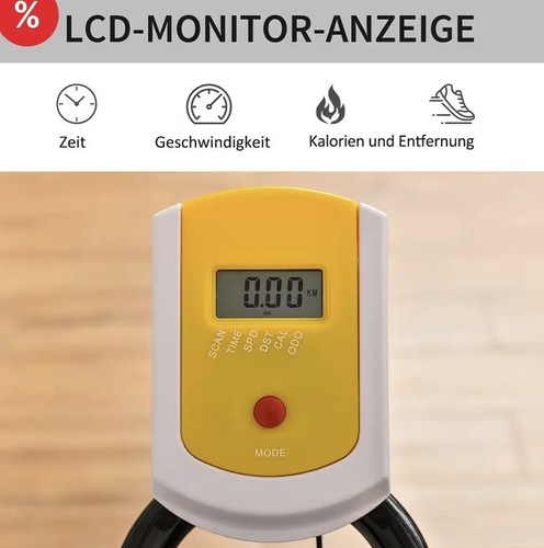 Homcom Heimtrainer Fahrradtrainer Höhenverstellbar Ergometer - Bild 5 von 5