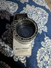 vintage Bell Howell Zoomatic Director Series 8mm movie camera.