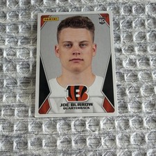 2020 Panini NFL Sticker Rookie Joe Burrow #74 Cincinnati Bengals