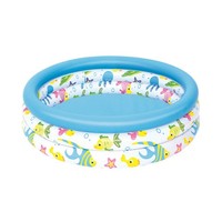 Bestway Aufblasbares Kinderbecken 3 Ringe Koralle 102X25 Cm +2 Jahre Garten 5