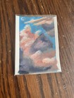 Original ACEO Sunset Clouds Landscape mixed media miniature Art Whimsical — photo 1