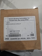 Siemens Intel Interface w/ Relay - HTRI-R  P/N 500-033300 Complete New