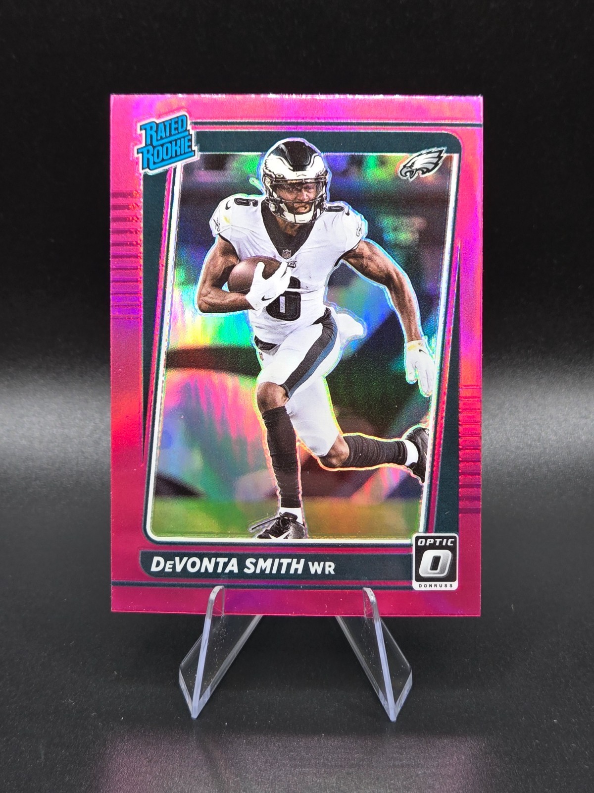 2021 Donruss Optic Pink #205 DeVonta Smith RR! Eagles