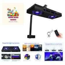 140W Dimmable LED Aquarium Light with Sunrise/Sunset for Stunning Coral Growth