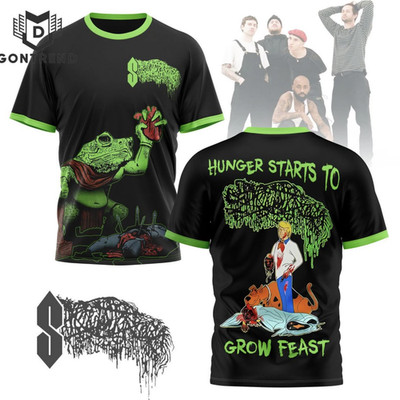 Hunger Starts To Grow Feast Sanguisugabogg 3D T-Shirt BT1520