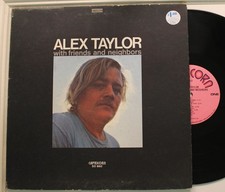 Alex Taylor Lp With Friends And Neighbors On Capricorn - Vg+ To Vg++/ Vg+ To Vg