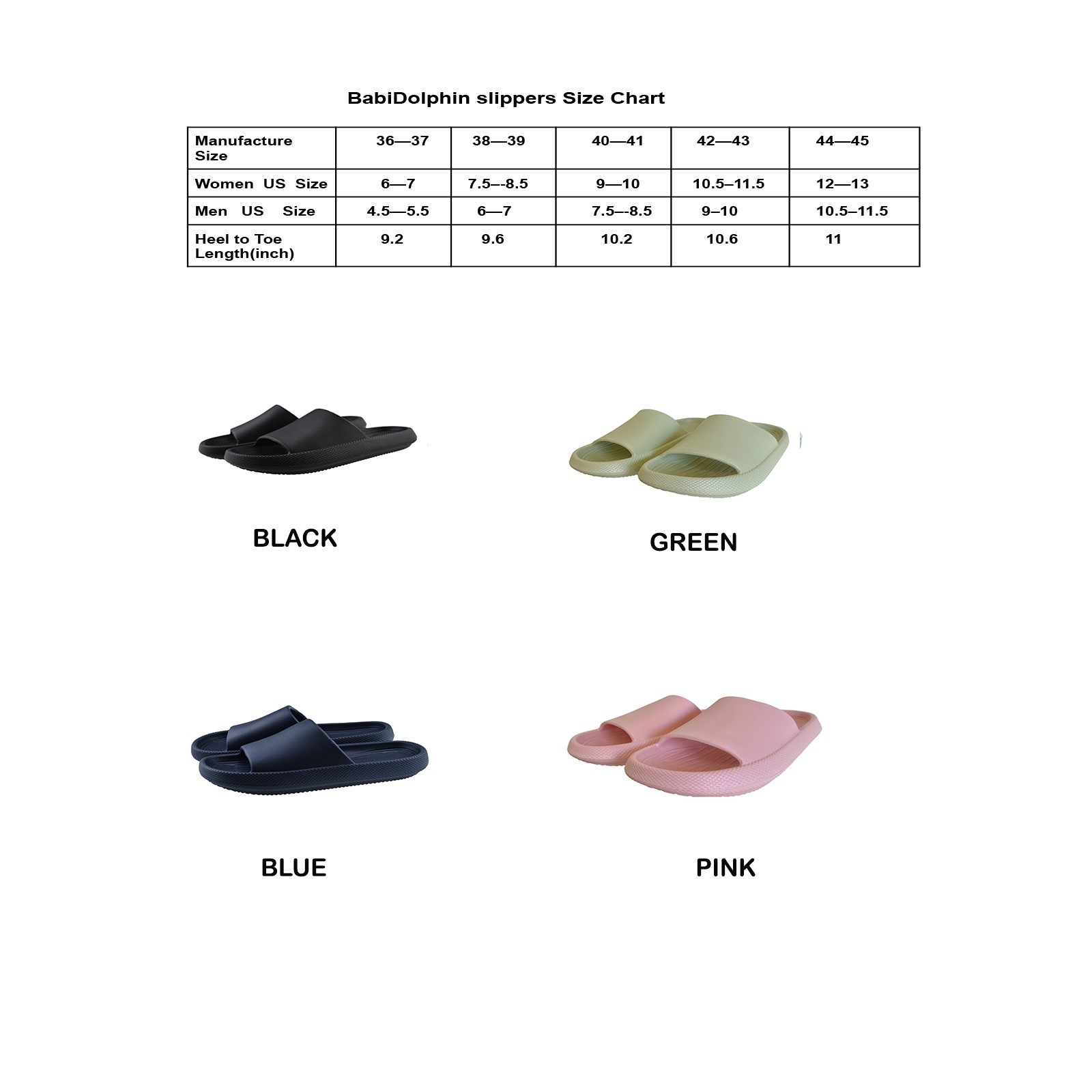 Pillow Slippers for Women Men House Slide Bath Slipper Thick Sole Sandal 1-2pack