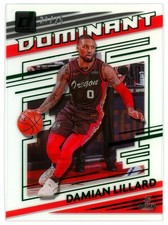 2020 Clearly Donruss Dominant Green 5 Damian Lillard 21/25