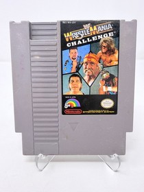 WWF Wrestlemania & WWF WrestleMania Challenge (Nintendo, NES) TESTED & WORKS