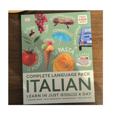 DK Complete Language Pack Italian 15-Minute Course A1 Beginner 2019 Box Set