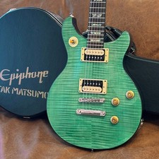 Epiphone Used Epiphone/Tak Matsumoto Dc Standard Plus Top Aqua Blue 2014 Safe de