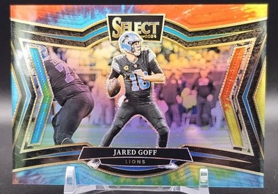 Jared Goff 2024 Select Field Level Tie Dye Prizm /25 SSP Detroit Lions!