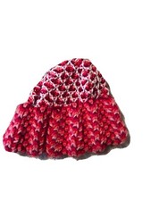 1970s Pink Zwicker vintage knitted beanie 100 Wool
