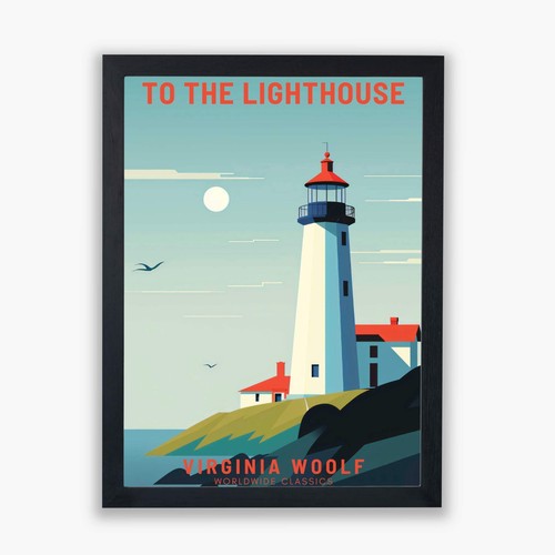 To the Lighthouse - Virginia Woolf - Arte de pared de literatura clásica - Póster/impresión - Imagen 2 de 3