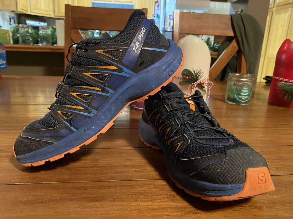 Kids Salomon Xa Pro 3D Medieval Orange Trail Running Shoes Size 6 | eBay