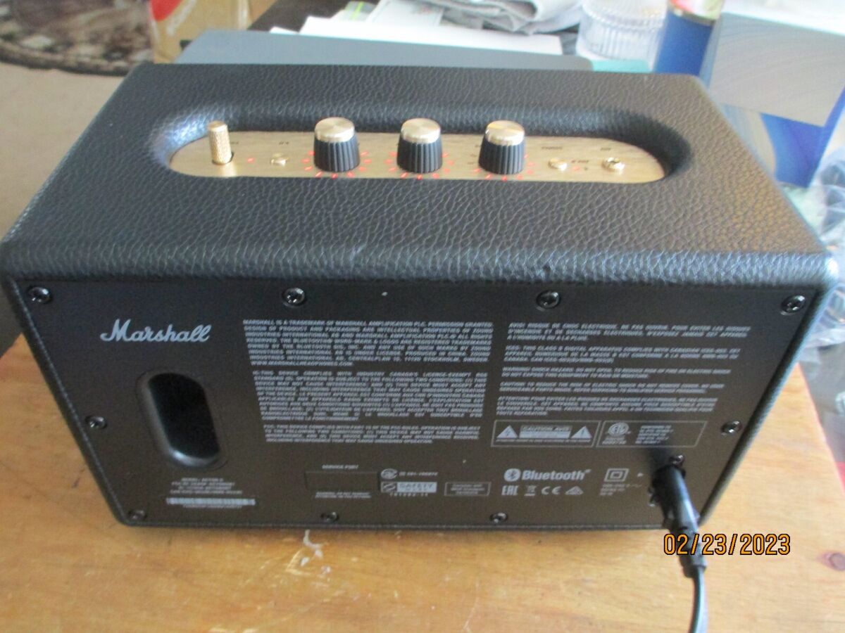 Marshall Woburn II Bluetooth Speaker - Black for sale online Marshall Woburn II Bluetooth Speaker - Black for sale online