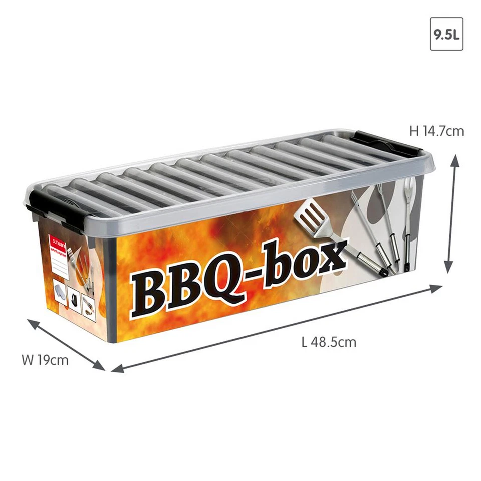 BBQ Box 9,5 Liter - Aufbewahrungsbox Sortimentskiste - Bild 3 von 3