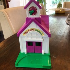 Vintage 1993 Barney  s School House Playset The Lyons Group No Figures