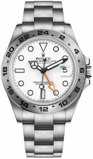Rolex Explorer II White Men's Watch 