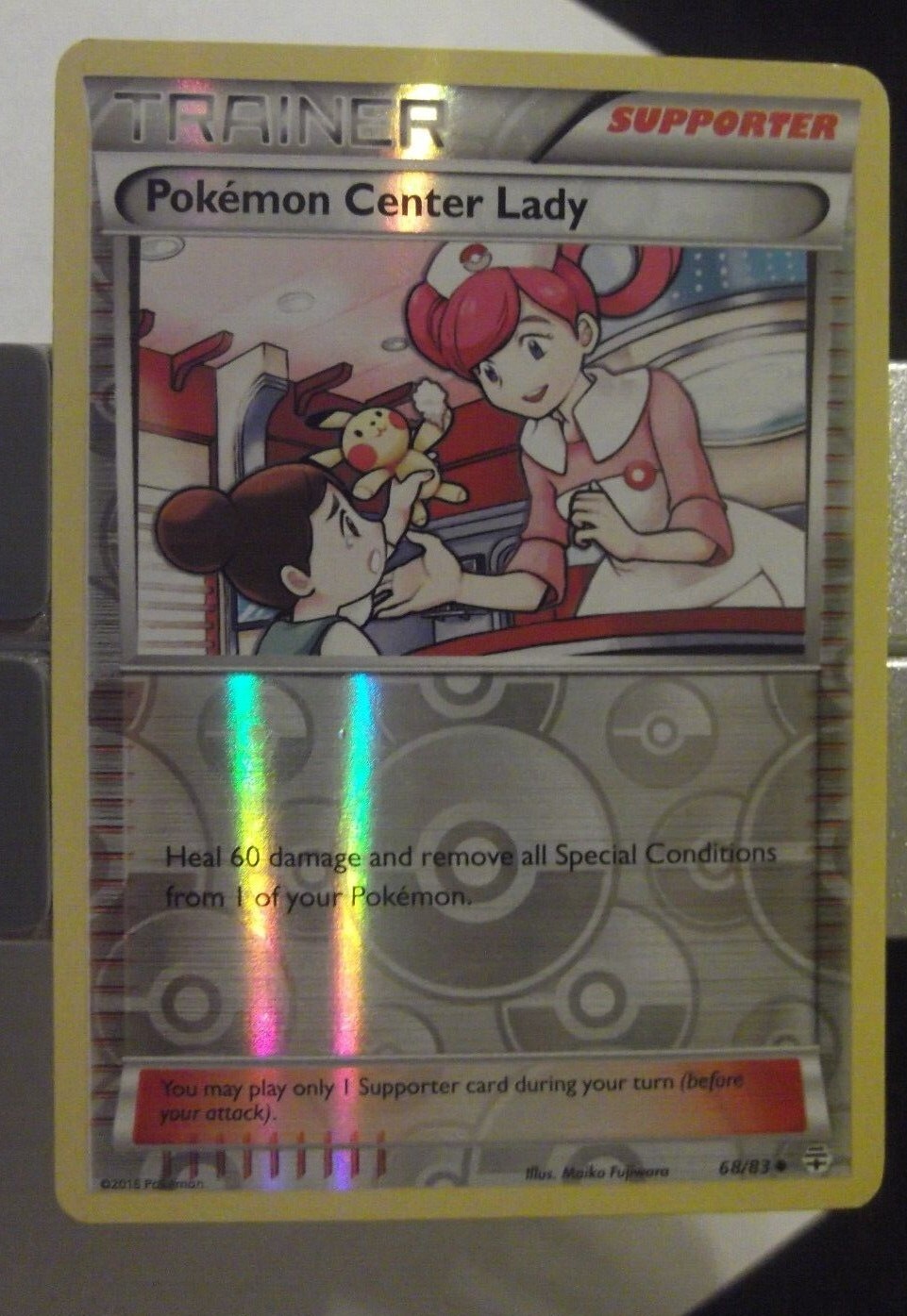089PK68r - Pokemon Center Lady - 68/83 - Generation- Trainer Reverse