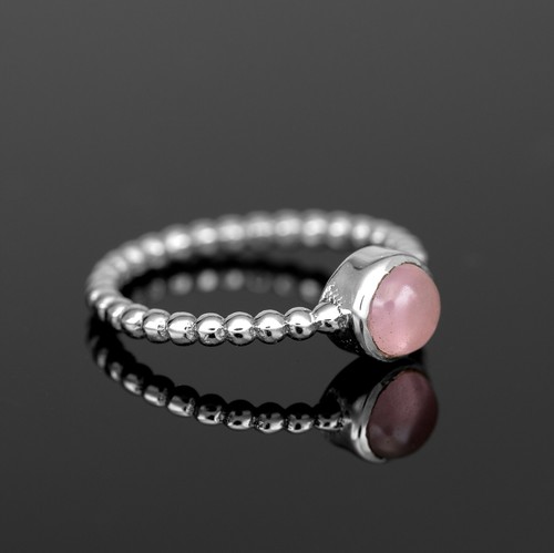 Anillo de burbujas redondo de piedras preciosas labradorita de plata esterlina 925 ónix negro - Imagen 32 de 36