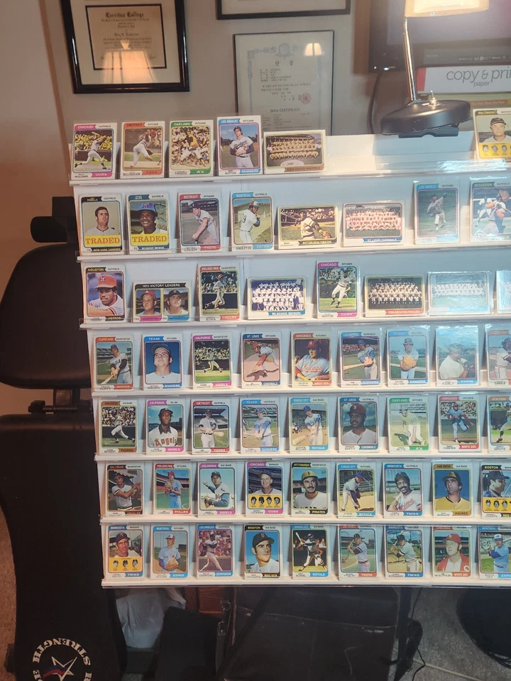 ~ B - огромный! 1974 Topps 122 карты лот: пальцы, Саттон, Piniella, и т.д. БЕЗ DUPS! - Изображение 3 из 4