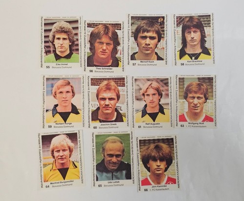 1979-80 Americana Kaugummi Fussball Bundesliga YOU PICK w Keegan, Littbarski RC  - Picture 70 of 163