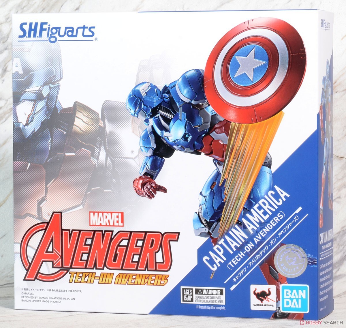 BANDAI S.H.FIGUARTS MARVEL CAPTAIN AMERICA (TECH-ON AVENGERS) DH 