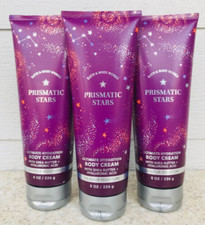 3 Bath  Body Works PRISMATIC STARS Body Cream 8oz LOT/SET of 3