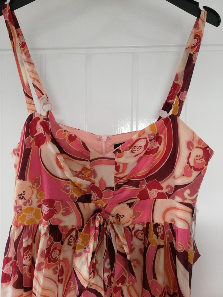 BNWT NEXT Sun Dress size 10 Pink mix. eBay
