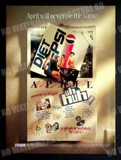 Diet Pepsi Ray Charles 1992 Soda Trade Print Magazine Ad Poster ADVERT