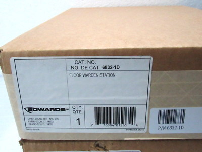 Edwards EST 6832-1D Floor Warden Station (FACTORY SEALED) [CTNO]